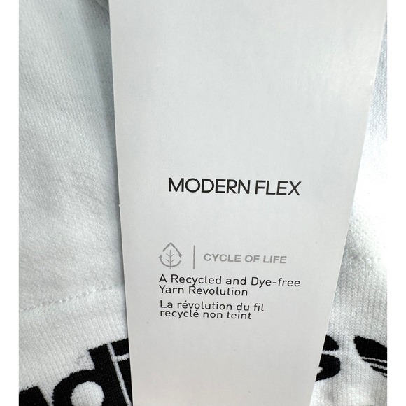 Adidas Women XS White Smart Novel Bralette Modern Flex 4A4H03 - Picture 4 of 8